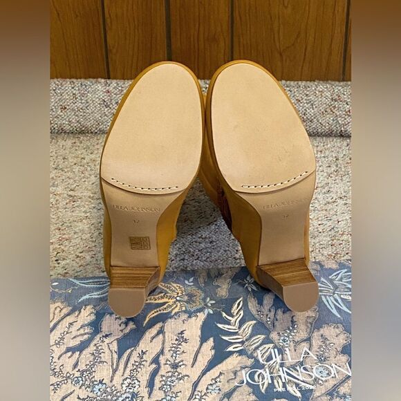 ULLA JOHNSON Adler Leather Buckle Knee High Boots size 37 - Picture 14 of 15